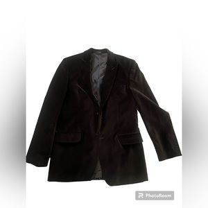 Chocolate brown velvet blazer size medium